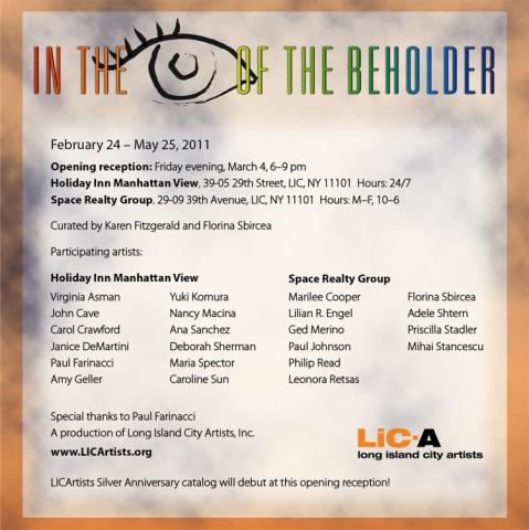 ''In the Eye of the Beholder'', In New York, USA. ''In the Eye of the Beholder'', In New York, USA.
