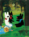「みんなともだち」 リサとガスパール、ペネロペ絵本原画展 「みんなともだち」 リサとガスパール、ペネロペ絵本原画展