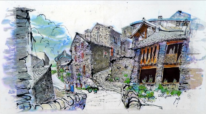 「フランスの最も美しい村々　−第１章ー」展