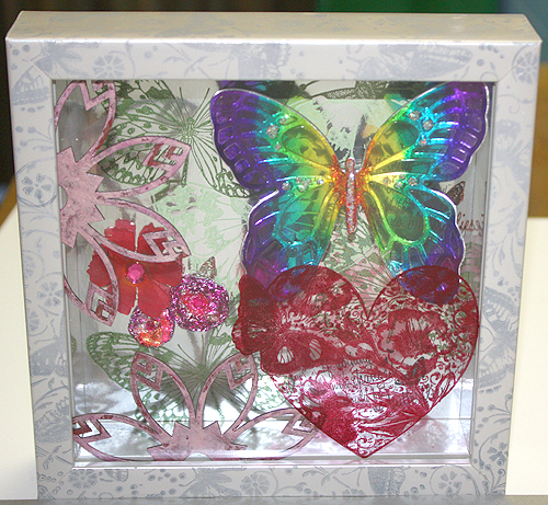 スタンプカーニバル「ツキネコ　ワークショップ」“ステイズオンで作る「蝶のボックスフレーム」”