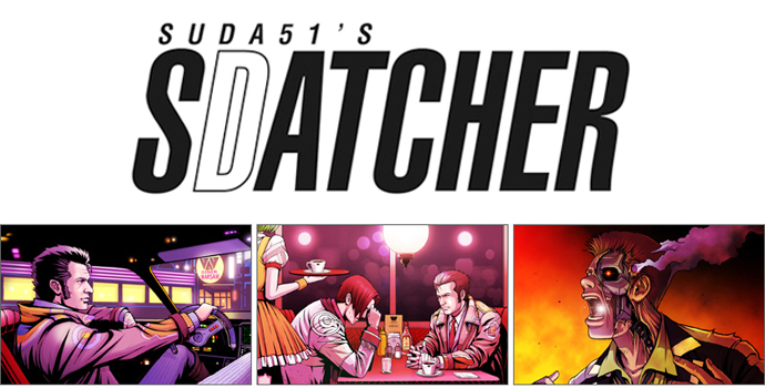 SUDA 51'S SDATCHERパネル展