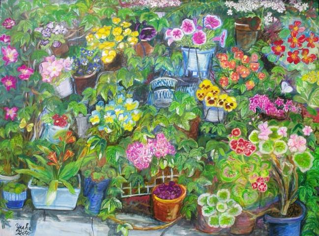 後藤友香 個展 Part 1「花との日々」 後藤友香 個展 Part 1「花との日々」