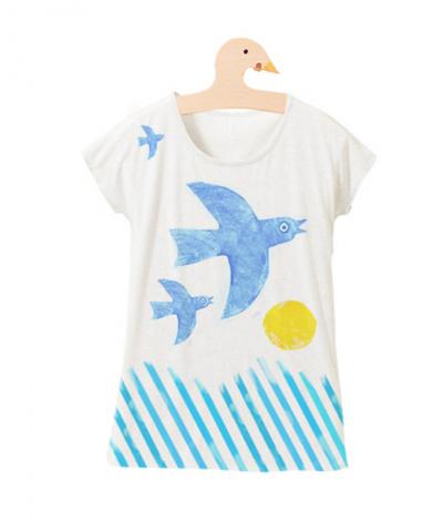 〈KAVC倶楽部のひとつぼワークショップ〉 MUSIC ZOO ステンシルでトントン♪ワークショップ サマーTシャツ with かもめハンガー 〈KAVC倶楽部のひとつぼワークショップ〉 MUSIC ZOO ステンシルでトントン♪ワークショップ サマーTシャツ with かもめハンガー