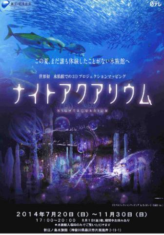 特別企画 「ナイトアクアリウム」 特別企画 「ナイトアクアリウム」