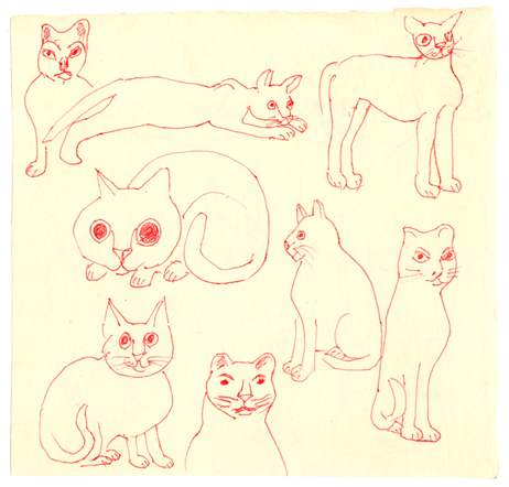 猪熊弦一郎展 猫達 猪熊弦一郎展 猫達