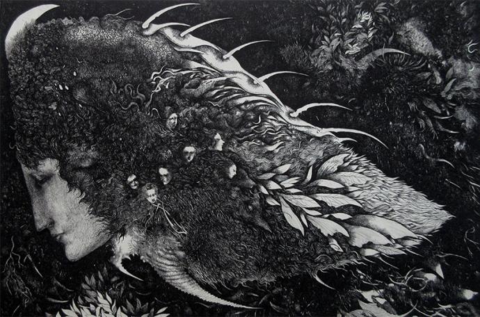 生熊奈央 銅版画展 生熊奈央 銅版画展