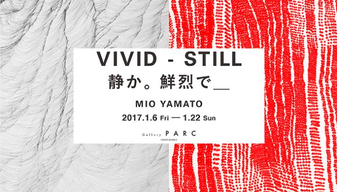 大和美緒 個展 VIVID-STILL：静か。鮮烈で＿