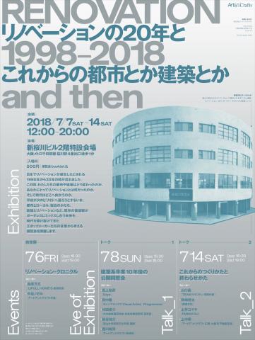 展覧会「RENOVATION 1998-2018 and then リノベーションの20年とこれからの都市とか建築とか」