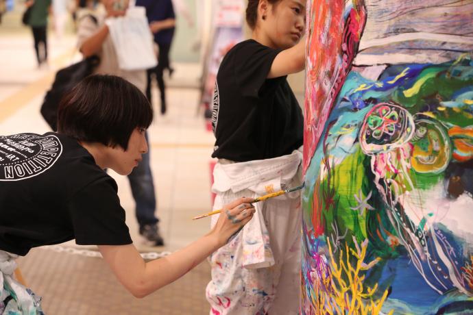汐留ストリートフェスティバル2018 -SUMMER- 「第3回 五大美大生によるPillar Art コンペティション」 汐留ストリートフェスティバル2018 -SUMMER- 「第3回 五大美大生によるPillar Art コンペティション」