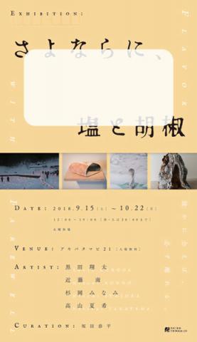 アキバタマビ21 第71回展覧会「さよならに、塩と胡椒」 アキバタマビ21 第71回展覧会「さよならに、塩と胡椒」