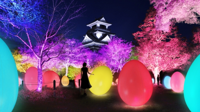 チームラボ 高知城 光の祭 チームラボ 高知城 光の祭
