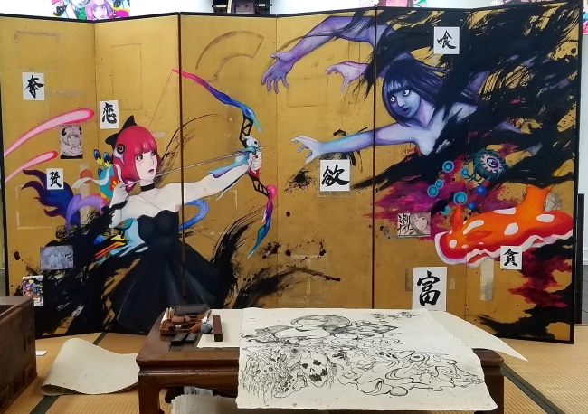 「お座敷ブラックホール」メロンパス展 「お座敷ブラックホール」メロンパス展