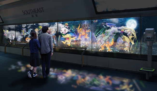 「CITY LIGHT FANTASIA BY NAKED -NEW WORLD-」×「デジモンアドベンチャー20周年展示inスカイガーデン」デジモンマッピング 「CITY LIGHT FANTASIA BY NAKED -NEW WORLD-」×「デジモンアドベンチャー20周年展示inスカイガーデン」デジモンマッピング