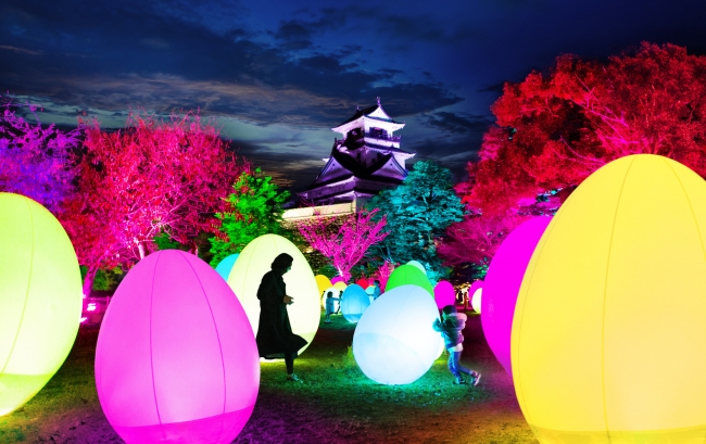 チームラボ 高知城 光の祭 2019-2020 チームラボ 高知城 光の祭 2019-2020