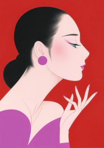 鶴田一郎 美人画展