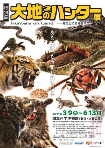 特別展「大地のハンター展 ～陸の上にも4億年～」