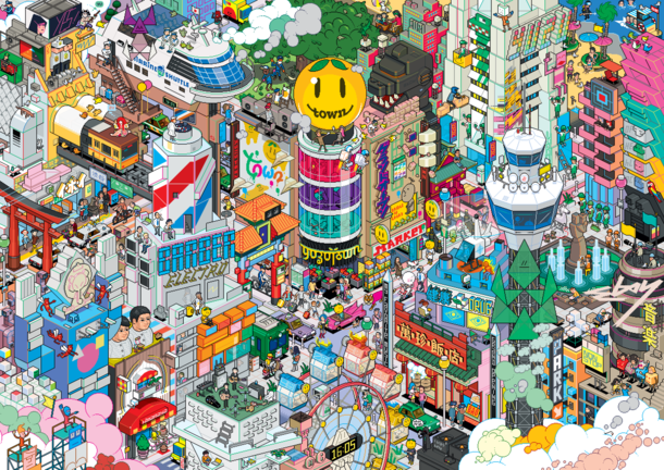 YUZU × Shibuya Pixel Art 『YUZUTOWN Special Exhibition』 YUZU × Shibuya Pixel Art 『YUZUTOWN Special Exhibition』