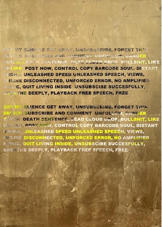ステファン・ブルッゲマン「ALLOW ACTION (GOLD PAINTINGS)」 ステファン・ブルッゲマン「ALLOW ACTION (GOLD PAINTINGS)」