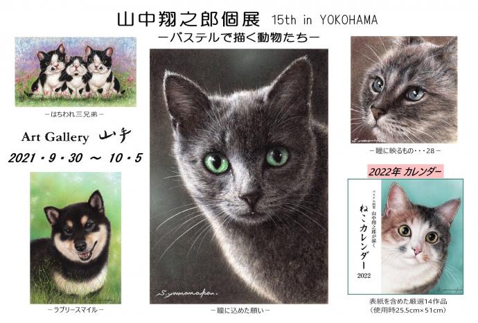 山中翔之郎個展　－パステルで描く動物たち－