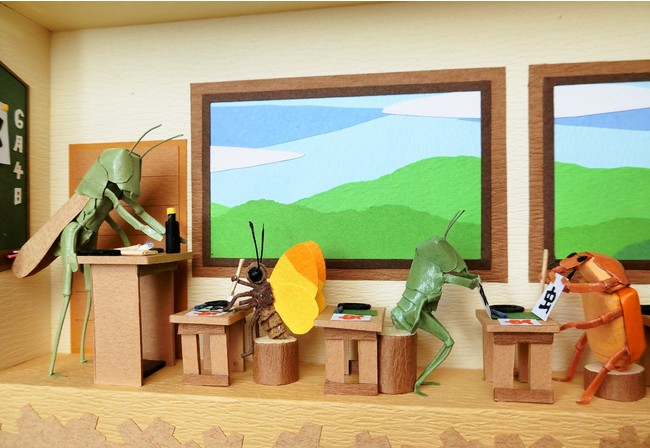 紙の昆虫たち展 紙技工房 齊藤卓治・齊藤健輔 紙の昆虫たち展 紙技工房 齊藤卓治・齊藤健輔