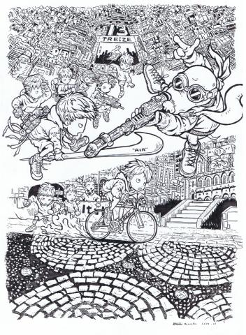 前田純個展「TREIZE」ライブドローイング展 前田純個展「TREIZE」ライブドローイング展