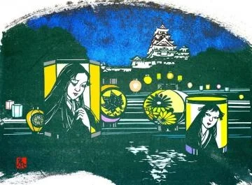 好古園「夏の剪画展」 好古園「夏の剪画展」