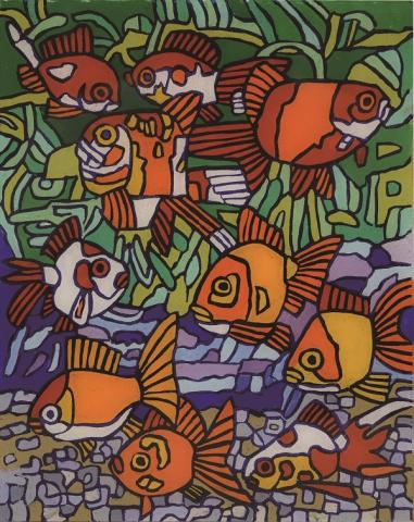 アート村作品展 -ガラス絵展-