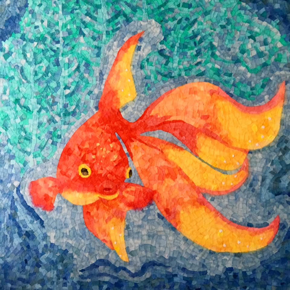 石版を泳ぐ魚／Sekiban wo oyogu sakana | Akito Agami 綵神光途