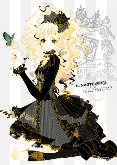 h.NAOTO - FRILL  × YoshimiOHTANI &quot;Blonde Haired Girl with Black FRILL&quot;