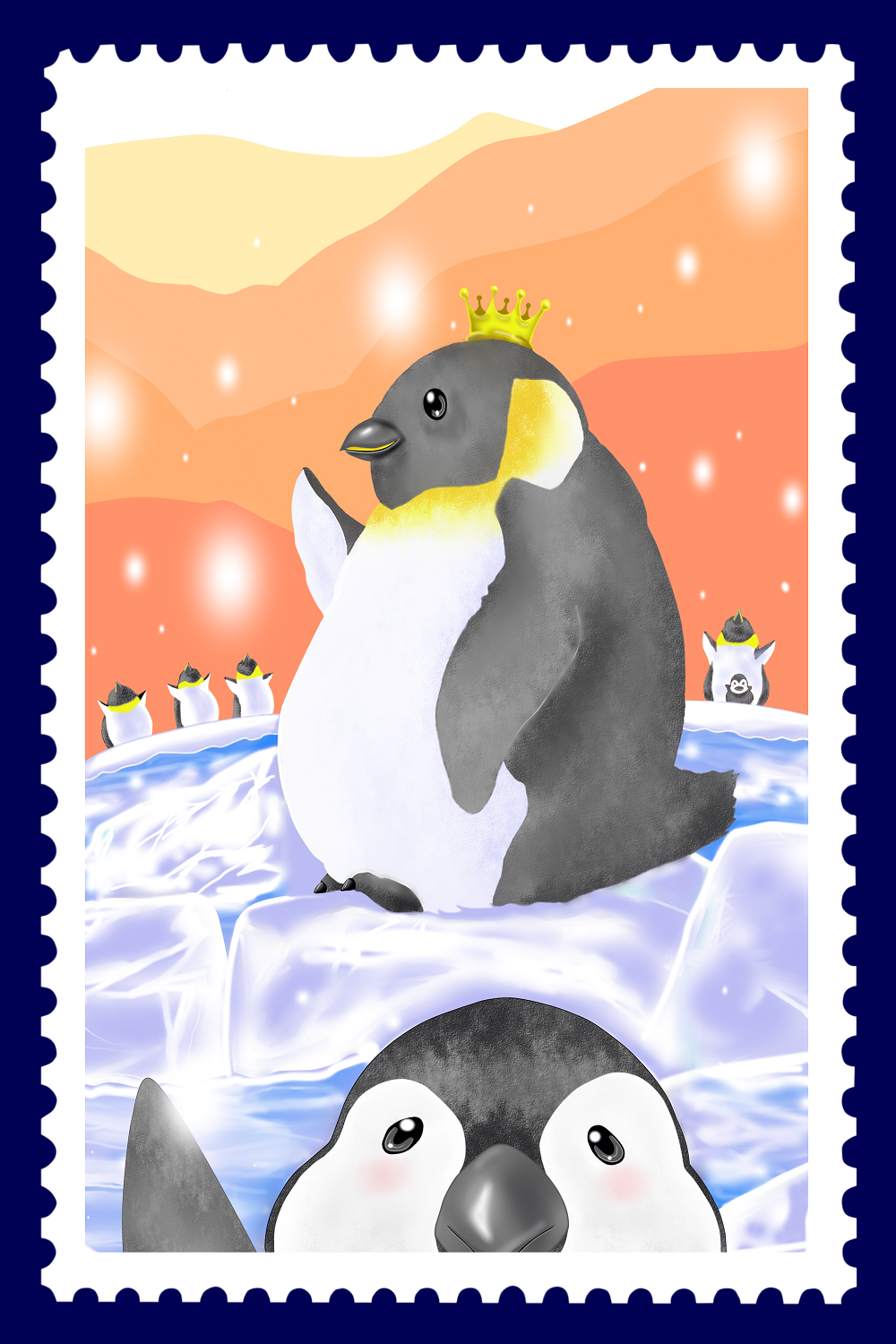 【皇帝ペンギン〜歓喜〜】 | ShareArt